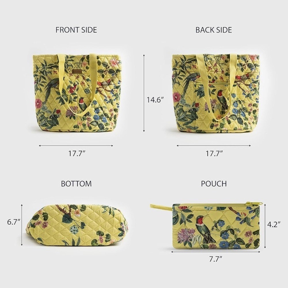 Maison d Hermine Quilted‎ Tote - Picture 2 of 3